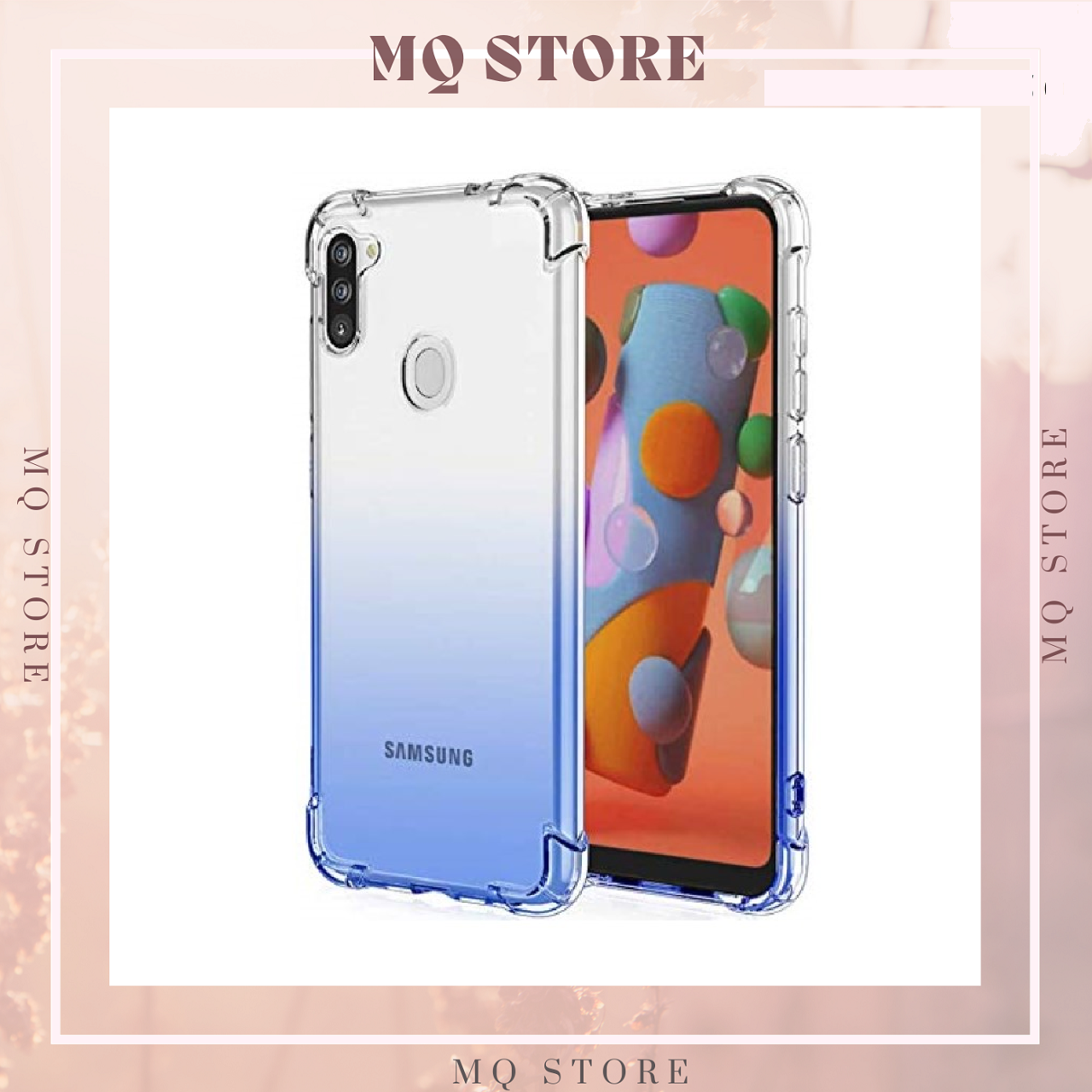 Ốp lưng cho Samsung A11 dẻo trong TPU chống sốc 4 góc cạnh ( hàng chính hãng)