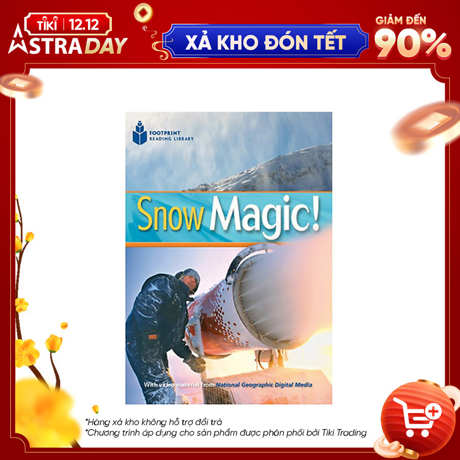 Hàng thanh lý miễn đổi trả Snow Magic Footprint Reading Library 800