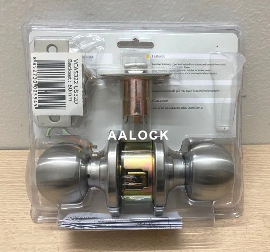 Khóa nắm tròn Yale VCA5242 cho cửa WC