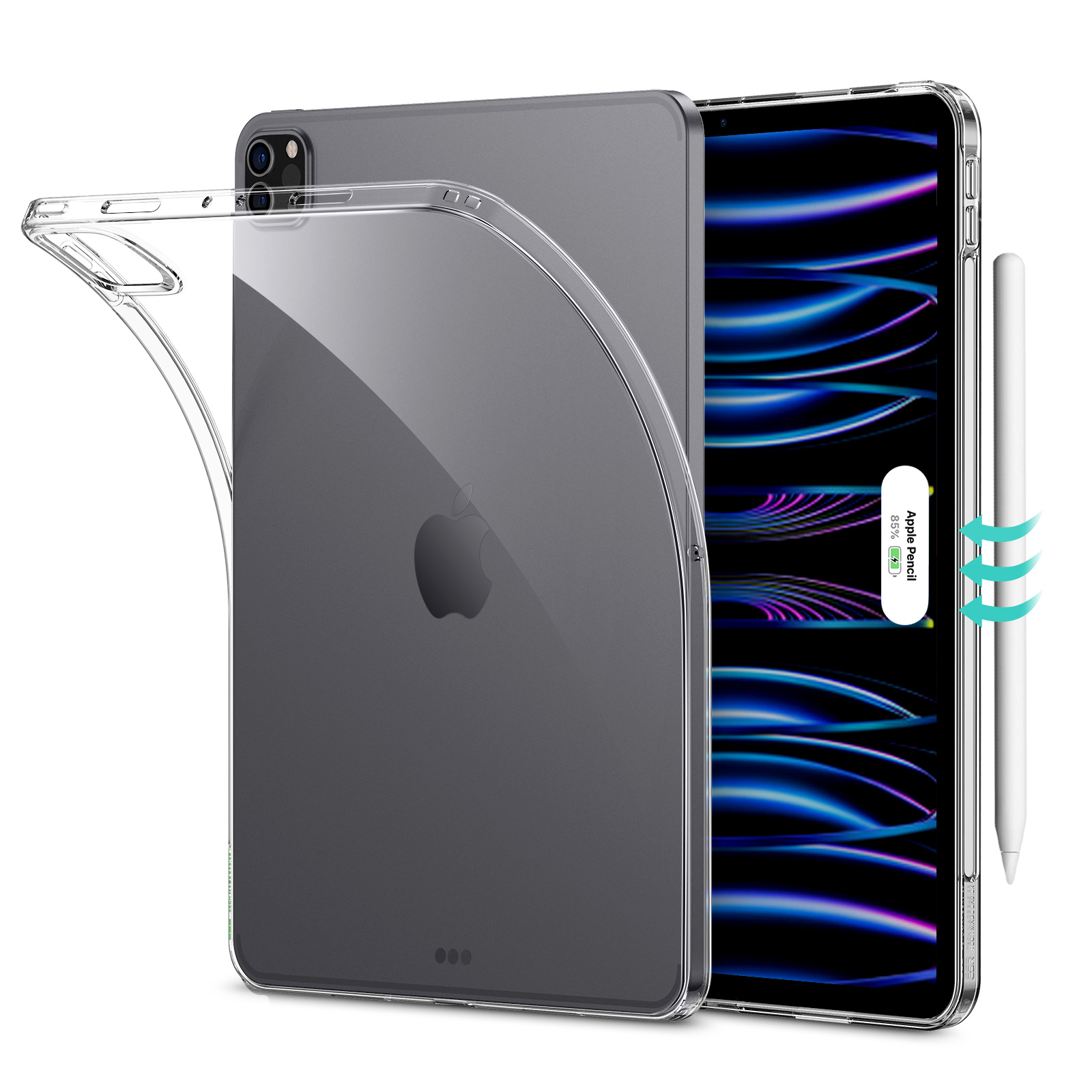 Ốp lưng trong suốt cho iPad Pro 11 inch 2022/2021 ESR Project Zero Soft Case - Hàng Chính Hãng