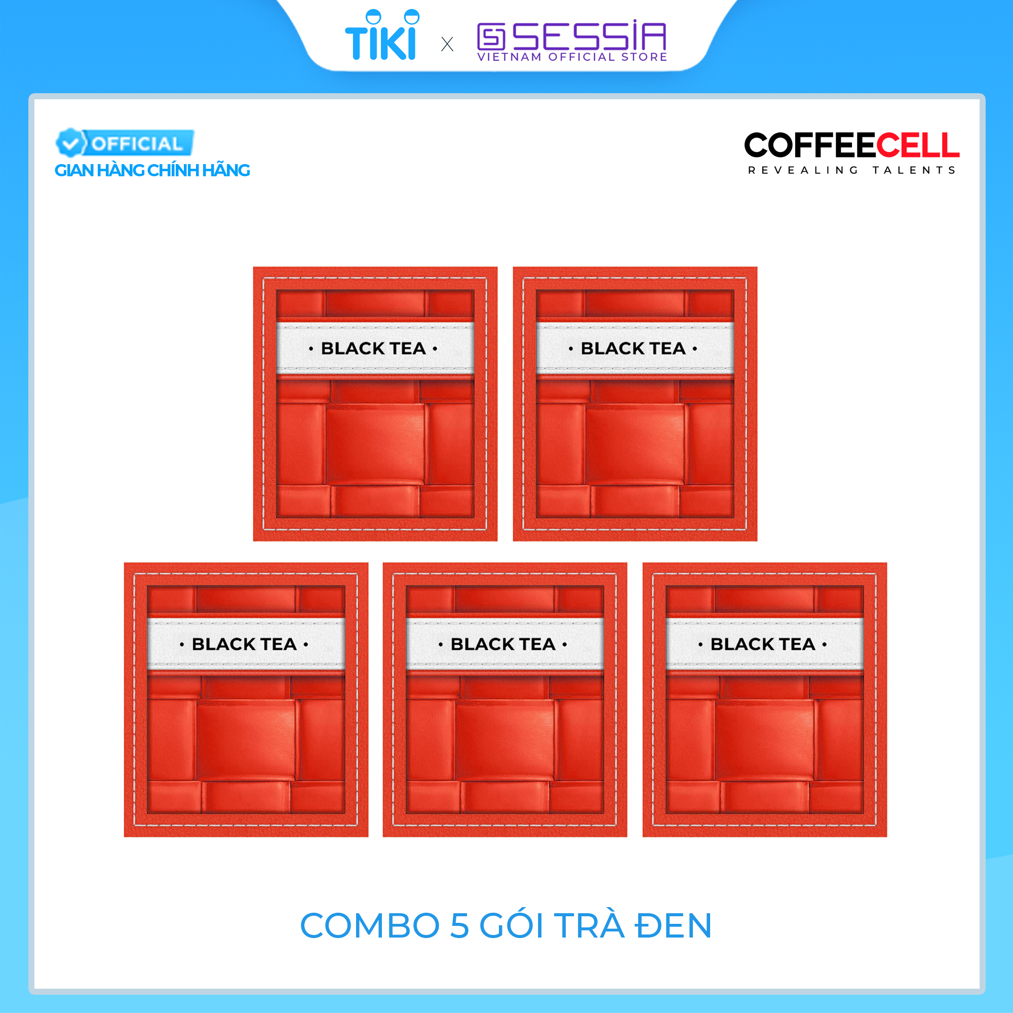 Coffeecell Trà Đen với Bạch sâm thượng hạng