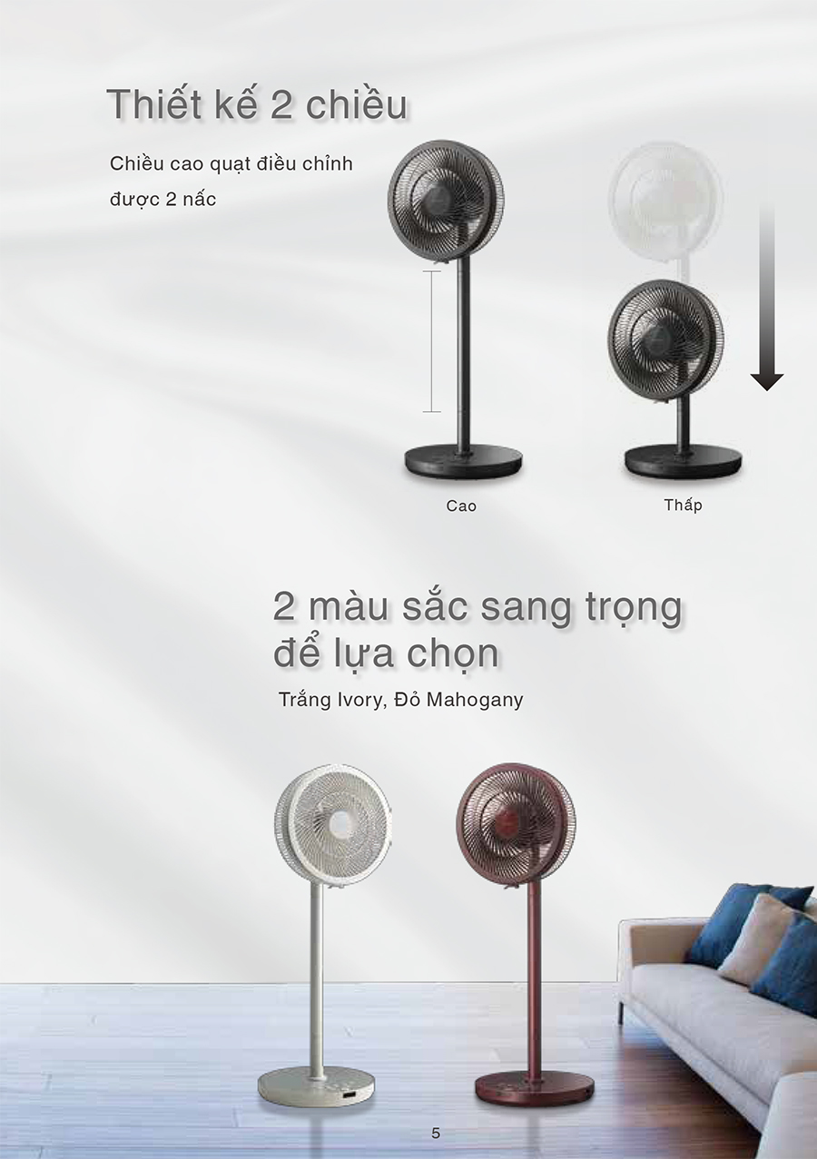 Quạt Lửng Mitsubishi R30A-DV (13W) - Màu Trắng - Hàng Chính Hãng