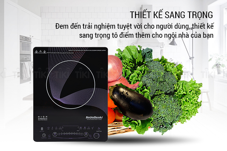 Bếp Điện Từ Đơn Saijo Denki SD-1900 (2000W) - Hàng Chính Hãng