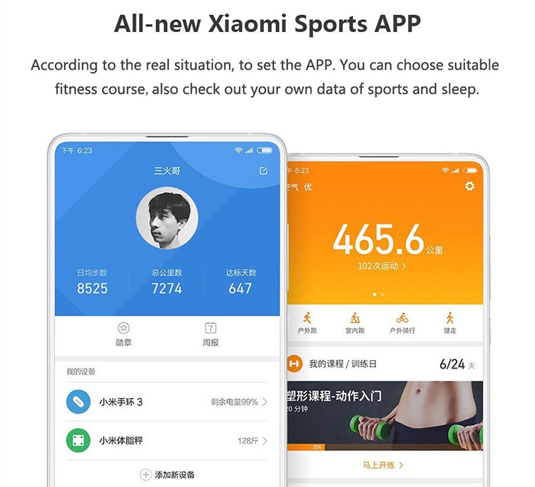 Xiaomi Mi Band 3 Smart Sports Bracelet Tracker Heart Rate Sleep Monitor Call Reject Intelligent Remind Fitness Pedometer