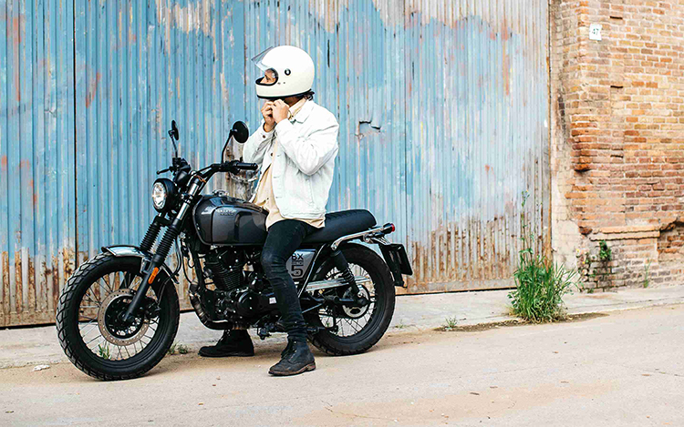 Xe Brixton Classic BX125 (Xám)