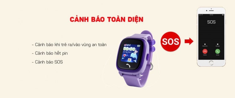 dong ho dinh vi tre em