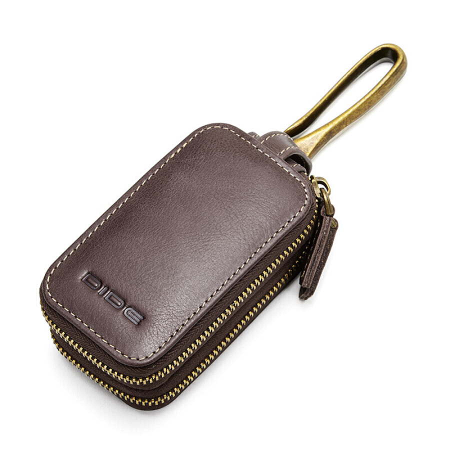Dede DiDe key bag male waist hanging key chain utility car key DQ839 dark brown