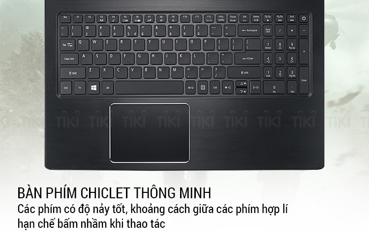 Laptop ACER AS E5-575G-37WF NX.GDWSV.006 Core i3-7100U/Win10 15.6 inch - Hàng Chính Hãng