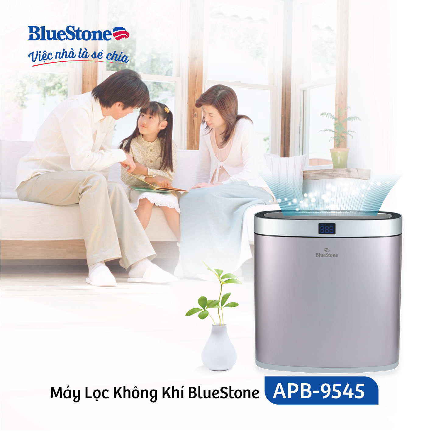 Máy Lọc Không Khí BlueStone APB-9545 - Hàng Chính Hãng