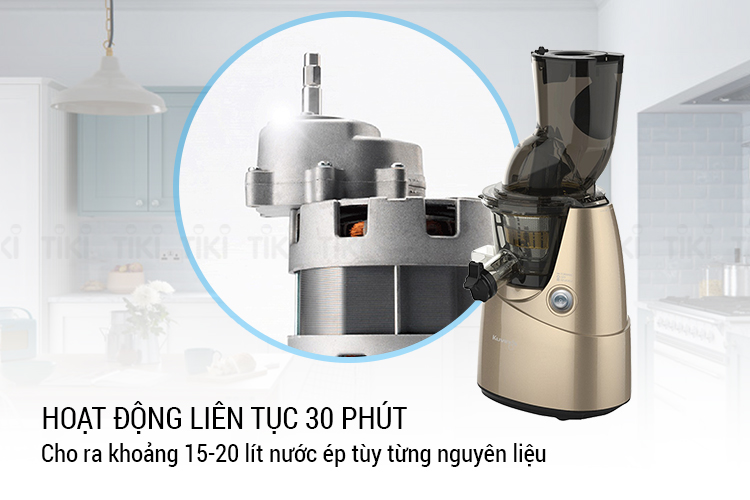 Máy Ép Trái Cây Tốc Độ Chậm Kuvings NS-625CBS2 (400ml) - Vàng