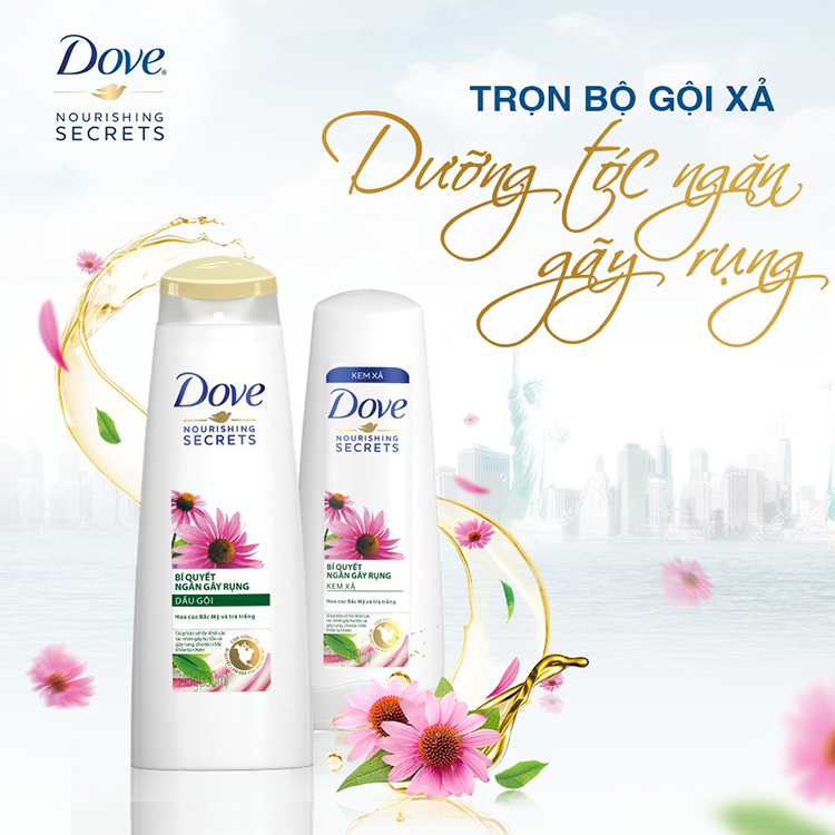 Dầu Xả Dove Bí Quyết Ngăn Gãy Rụng (335g) Dầu Xả Dove Bí Quyết Ngăn Gãy Rụng (335g)