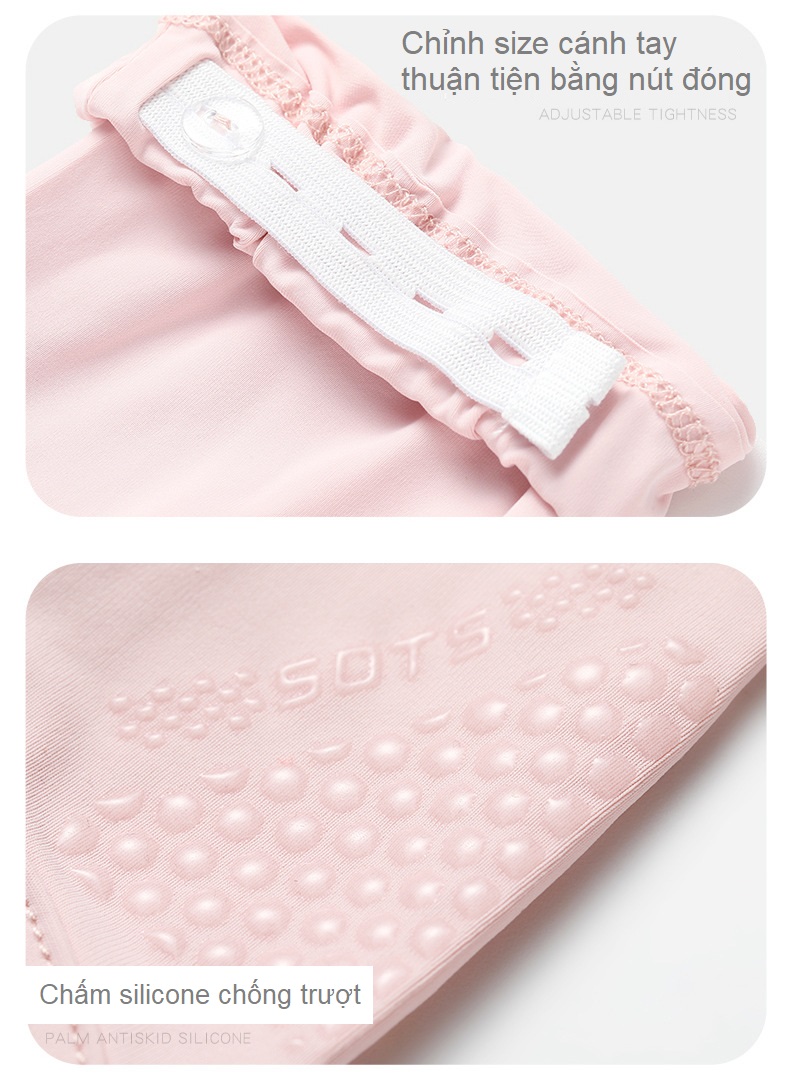 Găng tay chống nắng lụa băng dài Anasi FG-808 - Chống tia UV UPF50+ | Thiết kế mới 2023