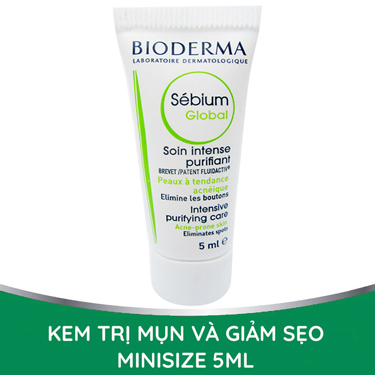 Kem Ngăn Ngừa  Mụn Và Giảm Sẹo Bioderma Sebium Global 5ml - Phân Phối Bởi Nhà Bán Hàng