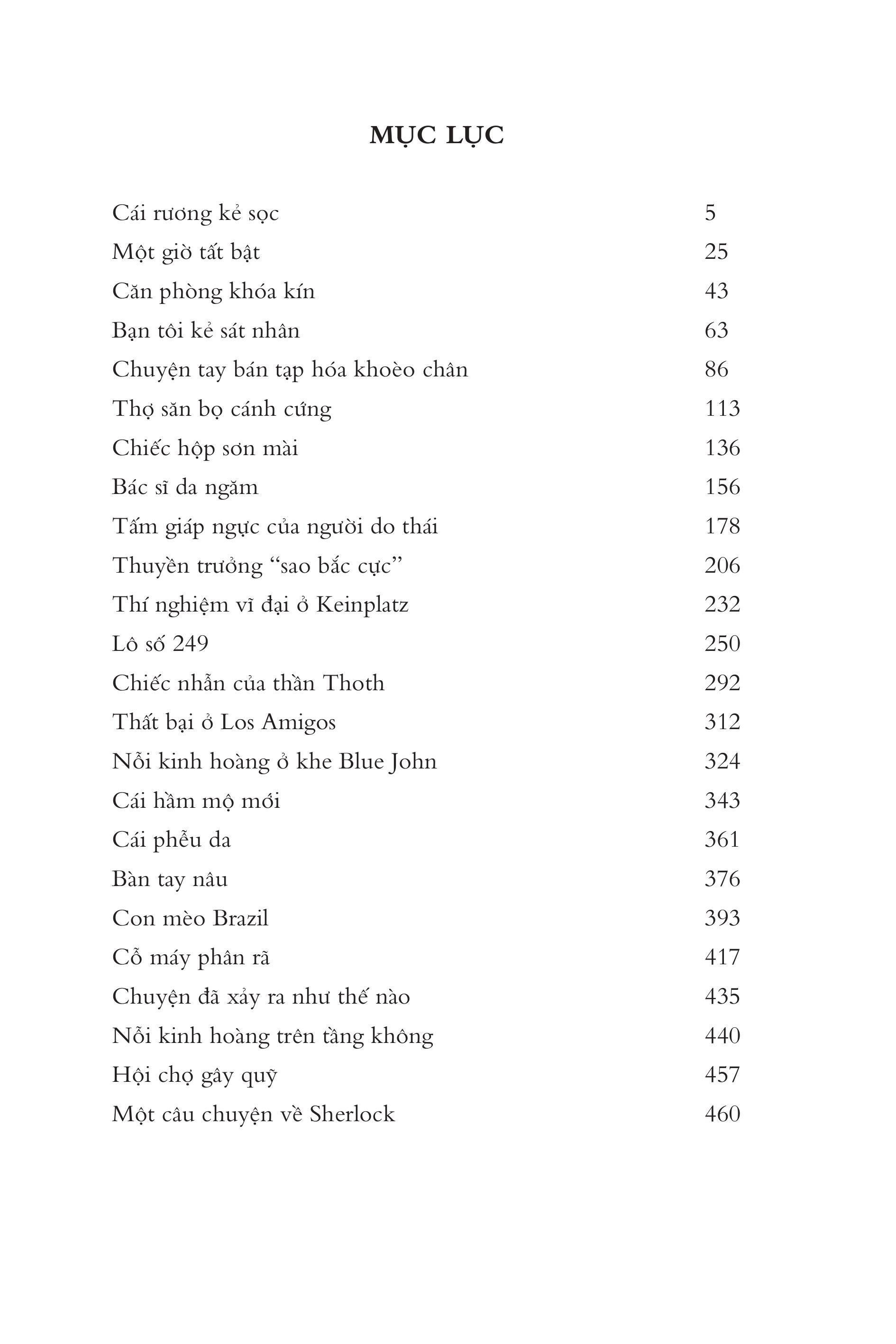 Sách Trinh Thám, Văn Học Kinh Điển - Chiếc Phễu Da Và Những Chuyện Kỳ Bí - Arthur Conan Doyle - Phuc Minh Books