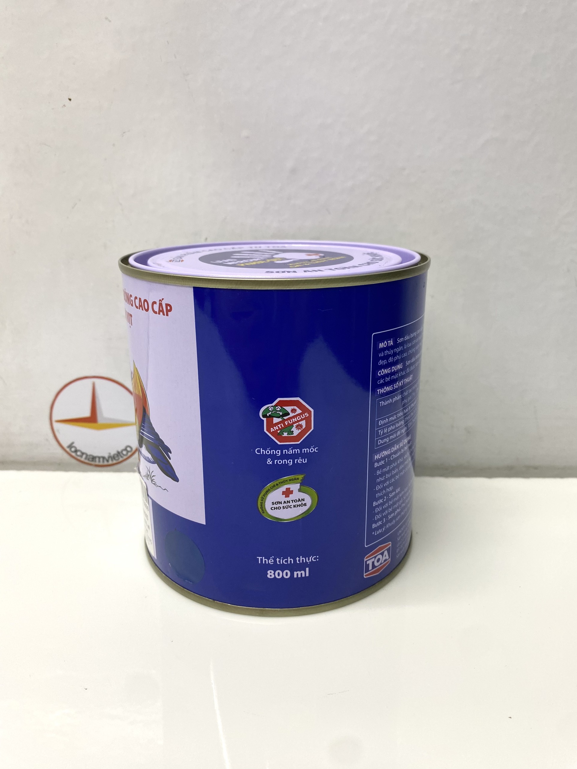Sơn dầu cao cấp TOA Con Vịt màu trắng MD 111 _ 800 ml