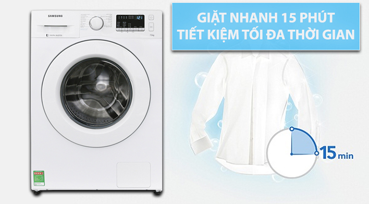 Máy Giặt Samsung Inverter WW75J42G0KW/SV (7.5kg)