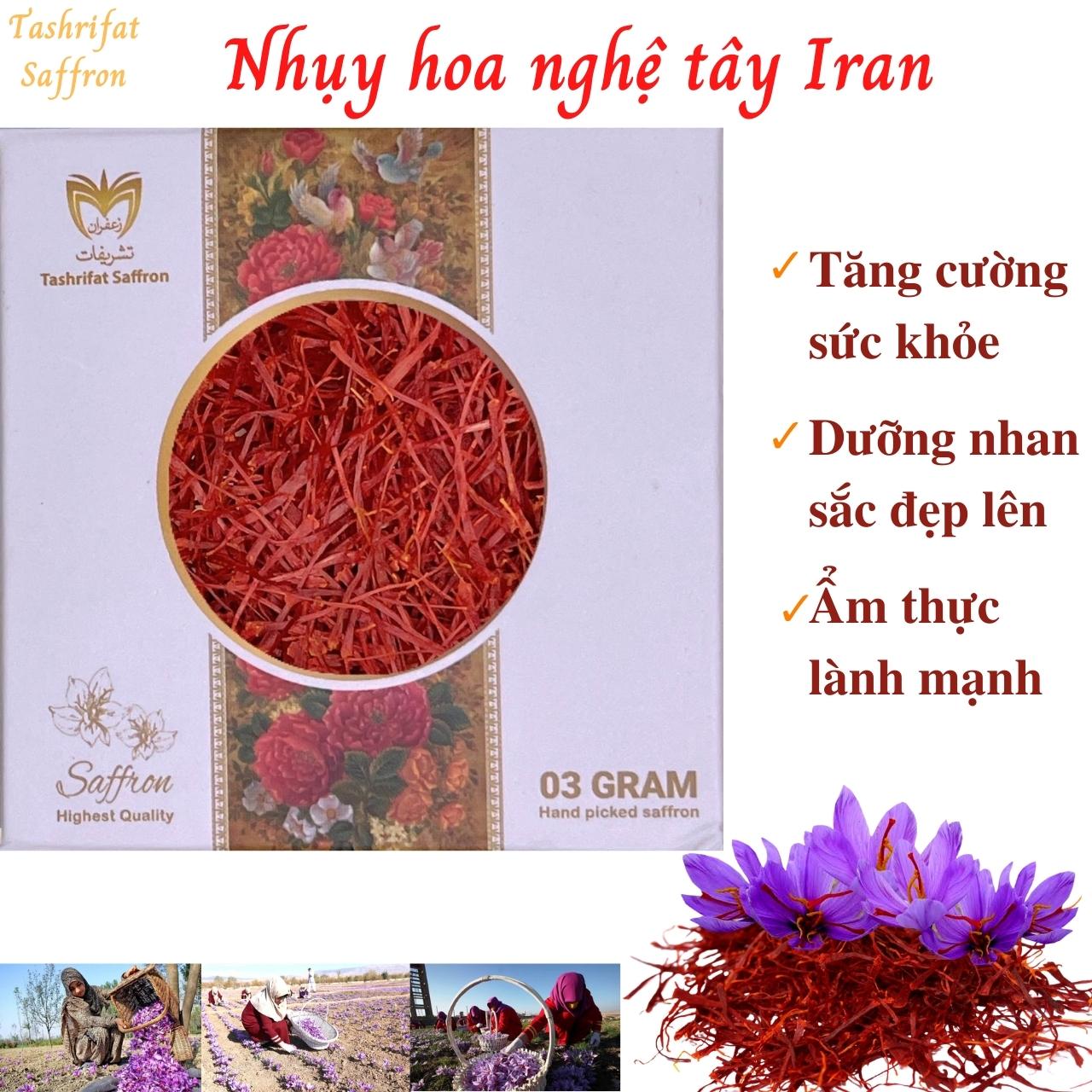 Nhụy hoa nghệ tây Iran Tashrifat Saffron