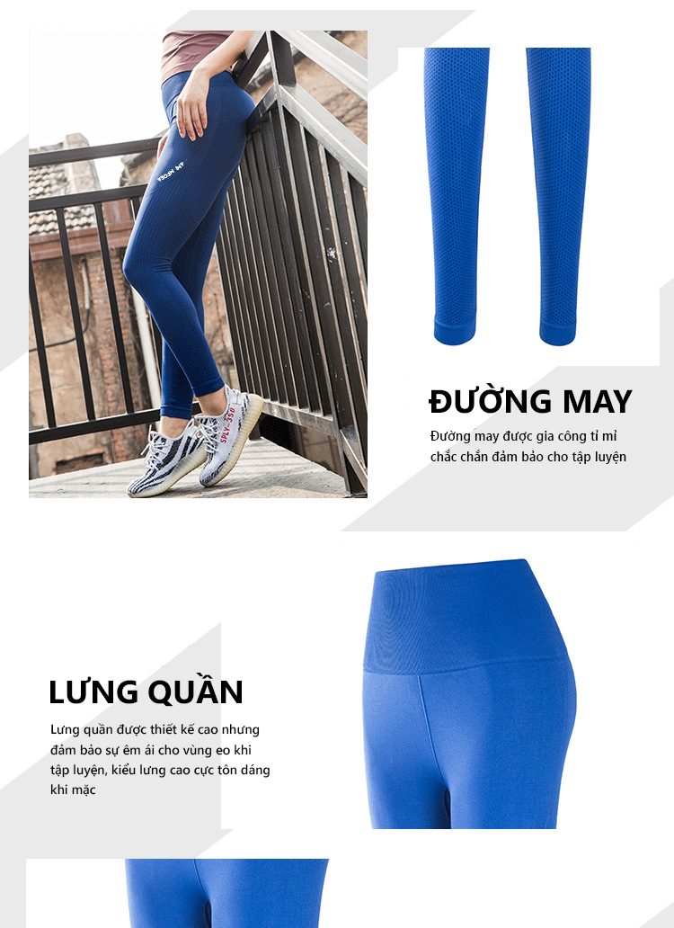Quần legging nữ CLEACCO  tập gym, quần yoga chất vải Dệt thoáng mát , co giãn 4 chiều 