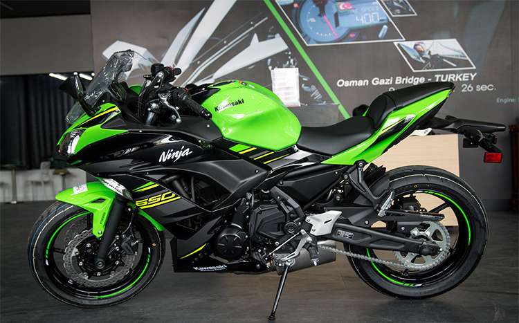 Xe MOTO Kawasaki Ninja 650 ABS - Xanh lá
