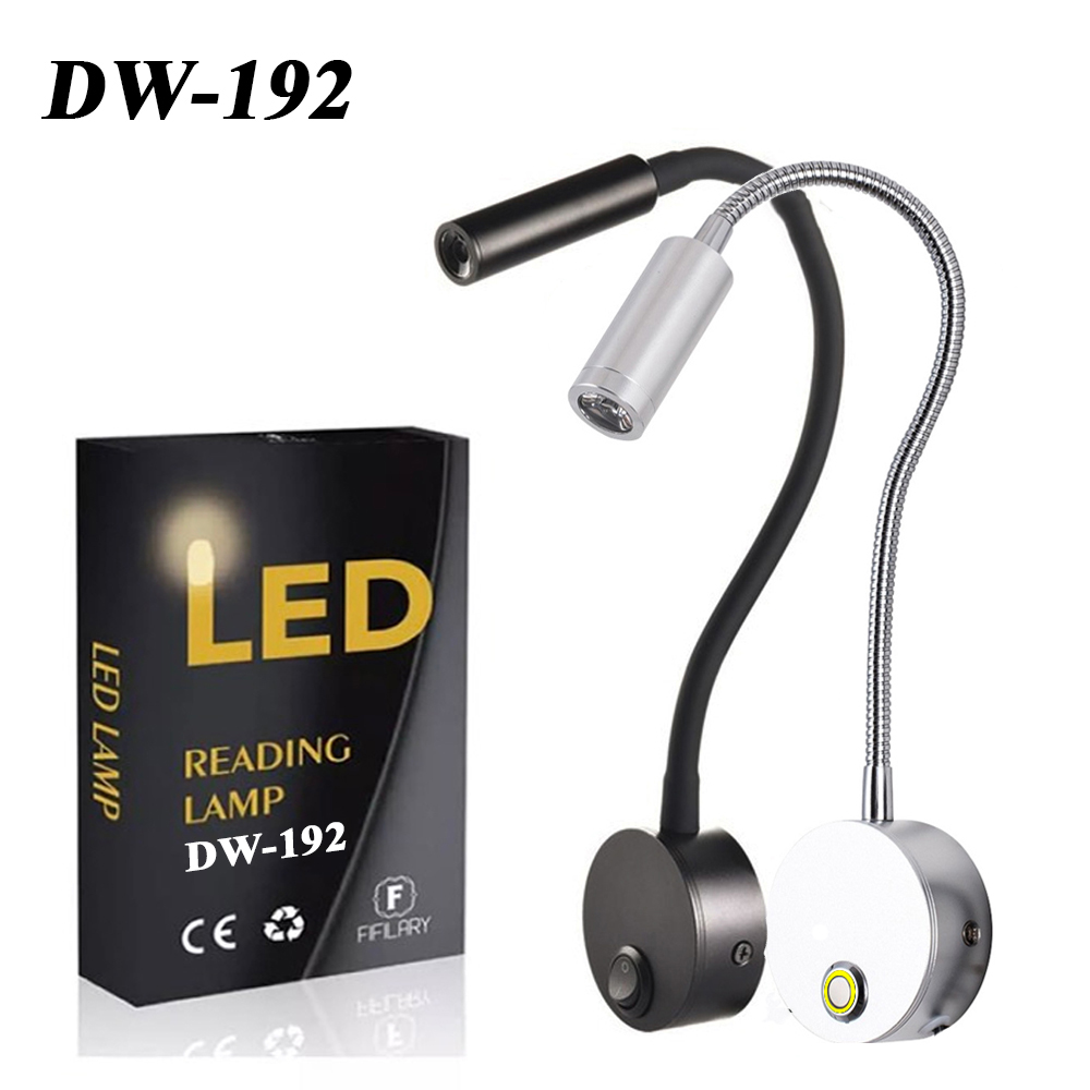 Đèn Led Đọc Sách Gắn Tường Đầu Giường 3W 220V - DW192