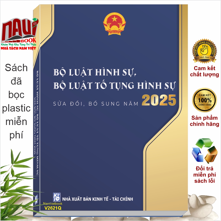 Sách Bộ luật Hình sự, Bộ luật Tố tụng hình sự sửa đổi, bổ sung năm 2025 (đã hợp nhất tháng 9/2025 nên tiện tra cứu và áp dụng)