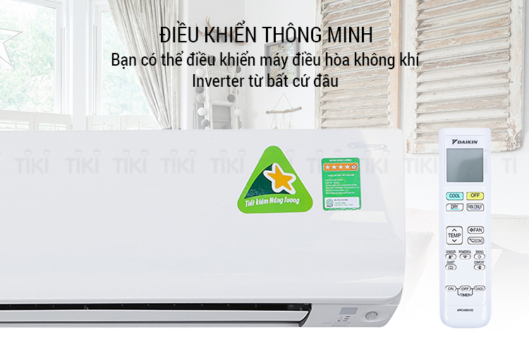 Điều Hòa Inverter Daikin FTKC25TVMV/RKC25TVMV (8.500BTU)