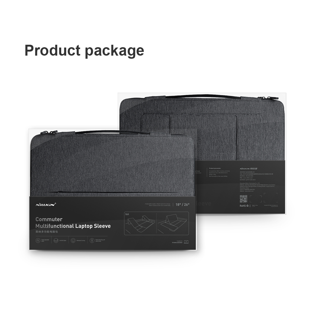 Cặp đựng, Túi Chống Shock Nillkin Commuter Multifunctional 3in1 cho Laptop 14inch / 16inch - Hàng Nhập Khẩu