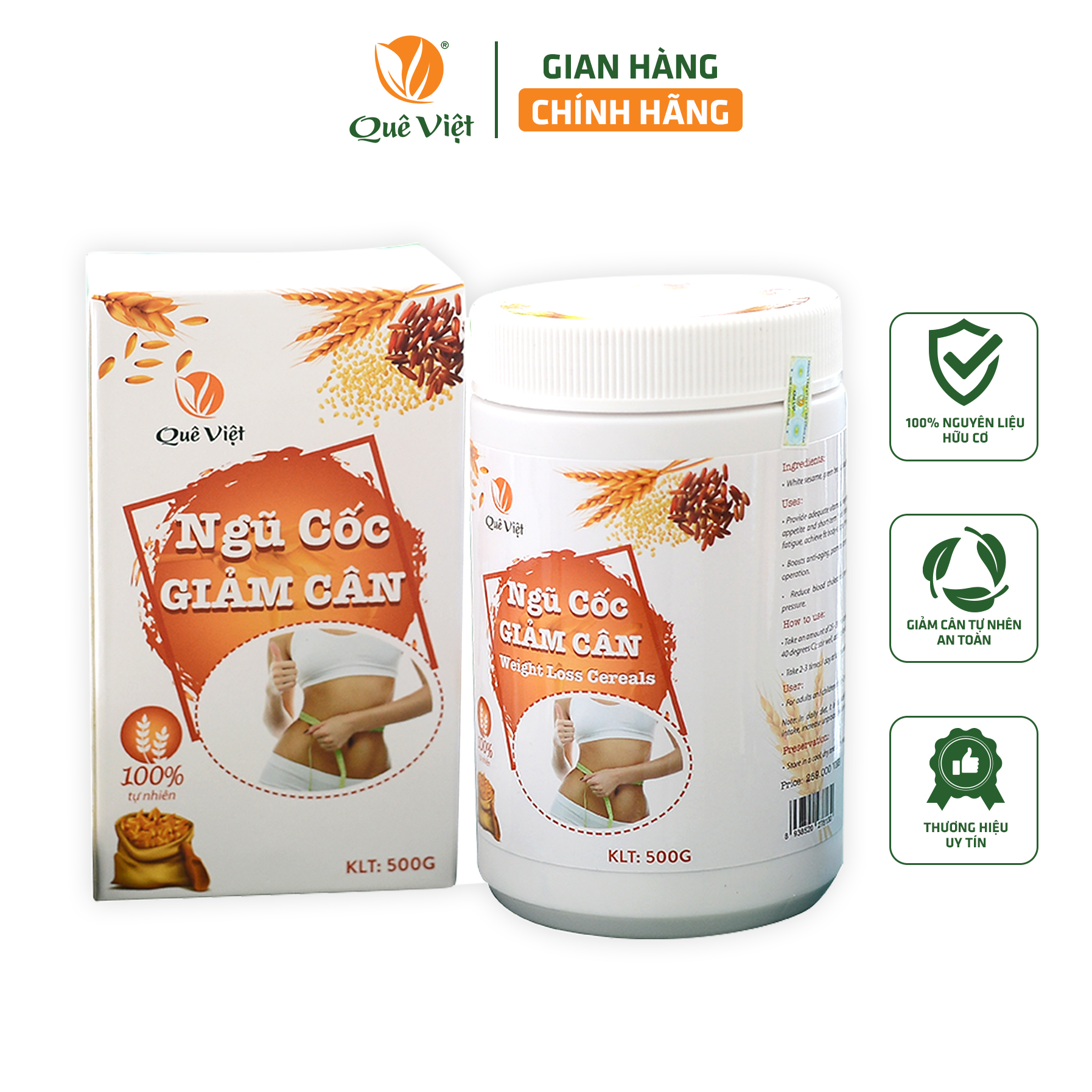 ngũ cốc giảm cân Quê Việt