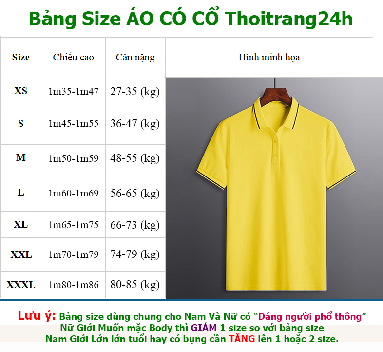 Áo Thun Có Cổ Cá Sấu 4 Chiều Trắng