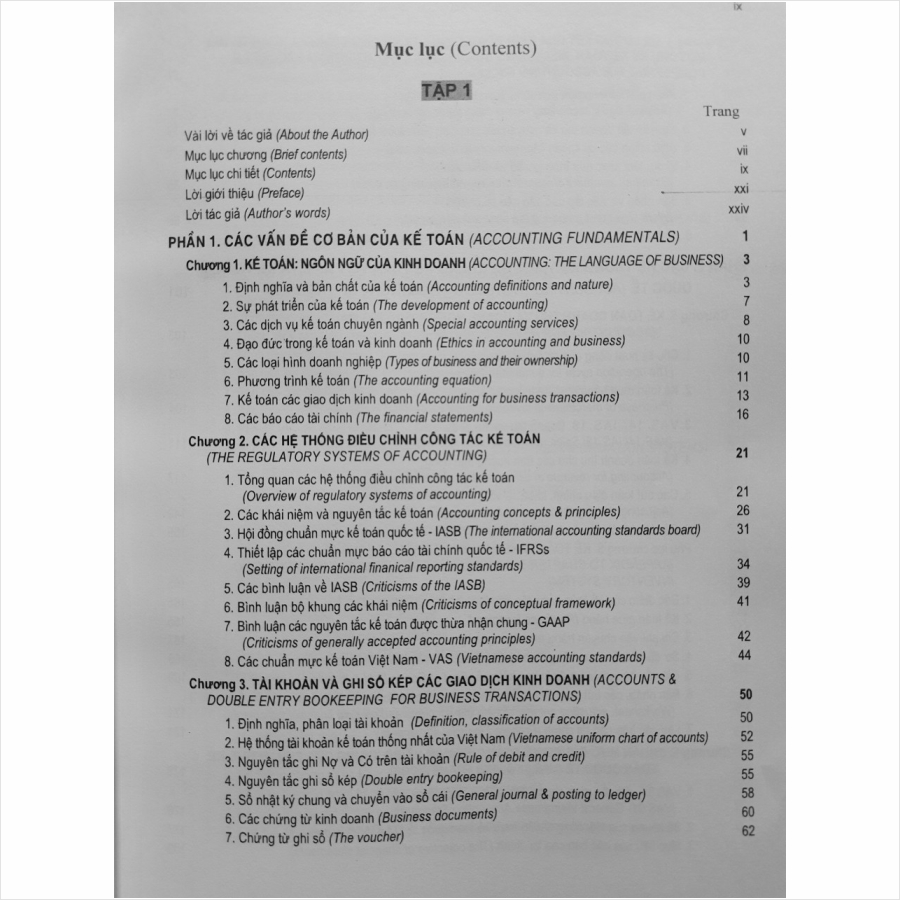 Sách Kế Toán Tài Chính (Tập 1) - MBA Trần Xuân Nam