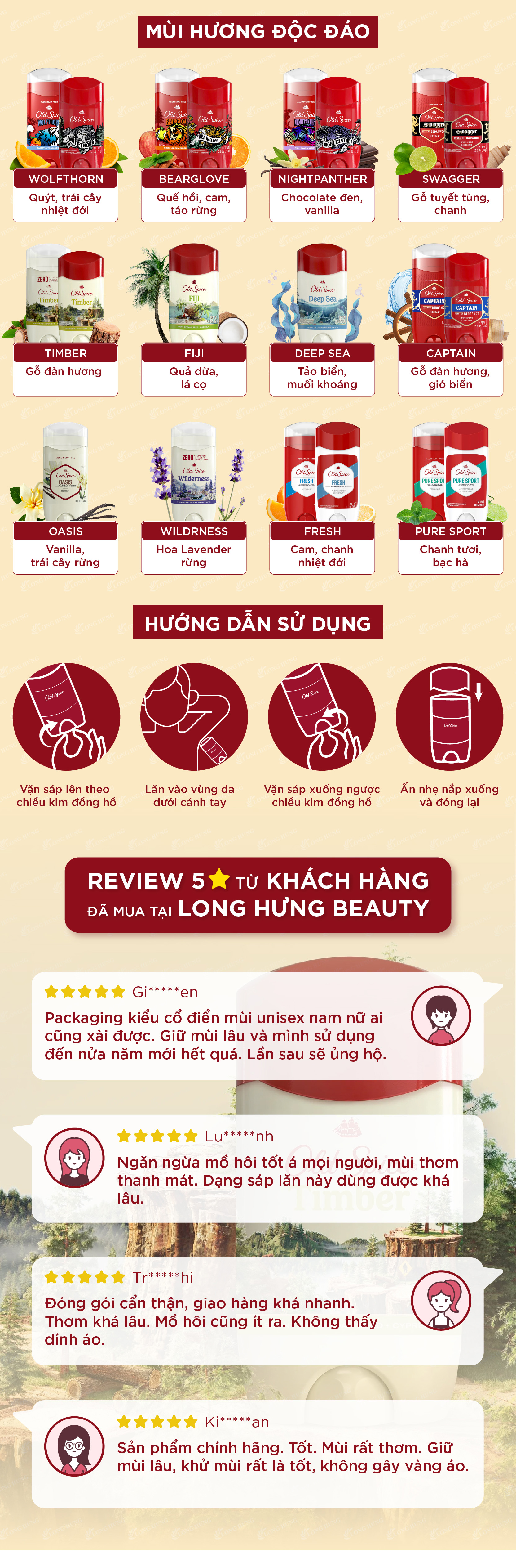 Sáp khử mùi Old Spice Antiperspirant/Deodorant (73g) - Hàng chính hãng