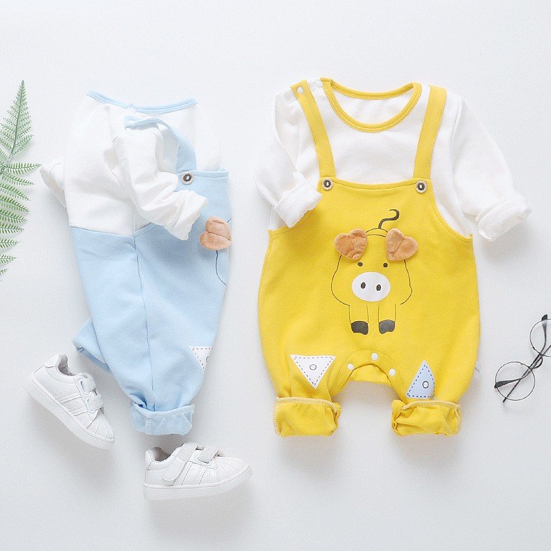 Body Yếm Dài Tay cho Bé chất Cotton xịn mịn 3