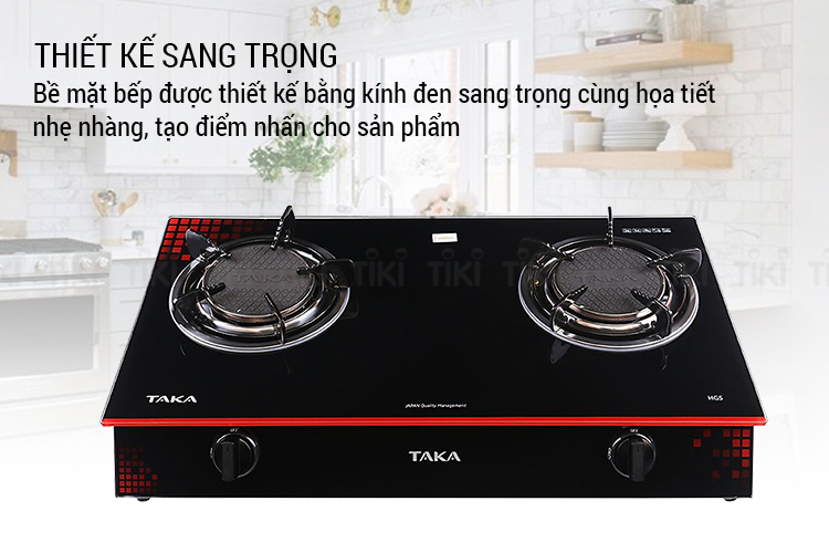 Bếp Gas Dương Hồng Ngoại Taka HG5 - Hàng chính hãng