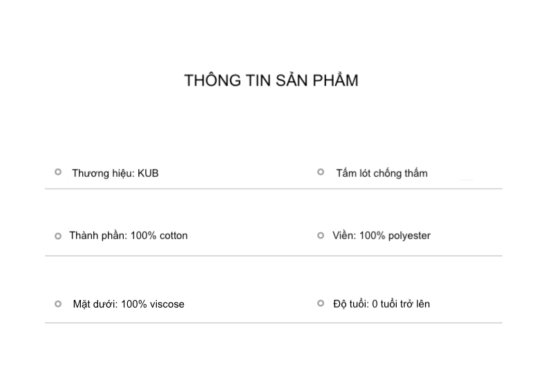 Tấm Lót Chống Thấm Bằng Cotton Hút Và Giữ Nước Không Tràn Ra Ngoài Sử Dụng Cho Cả 4 Mùa 10