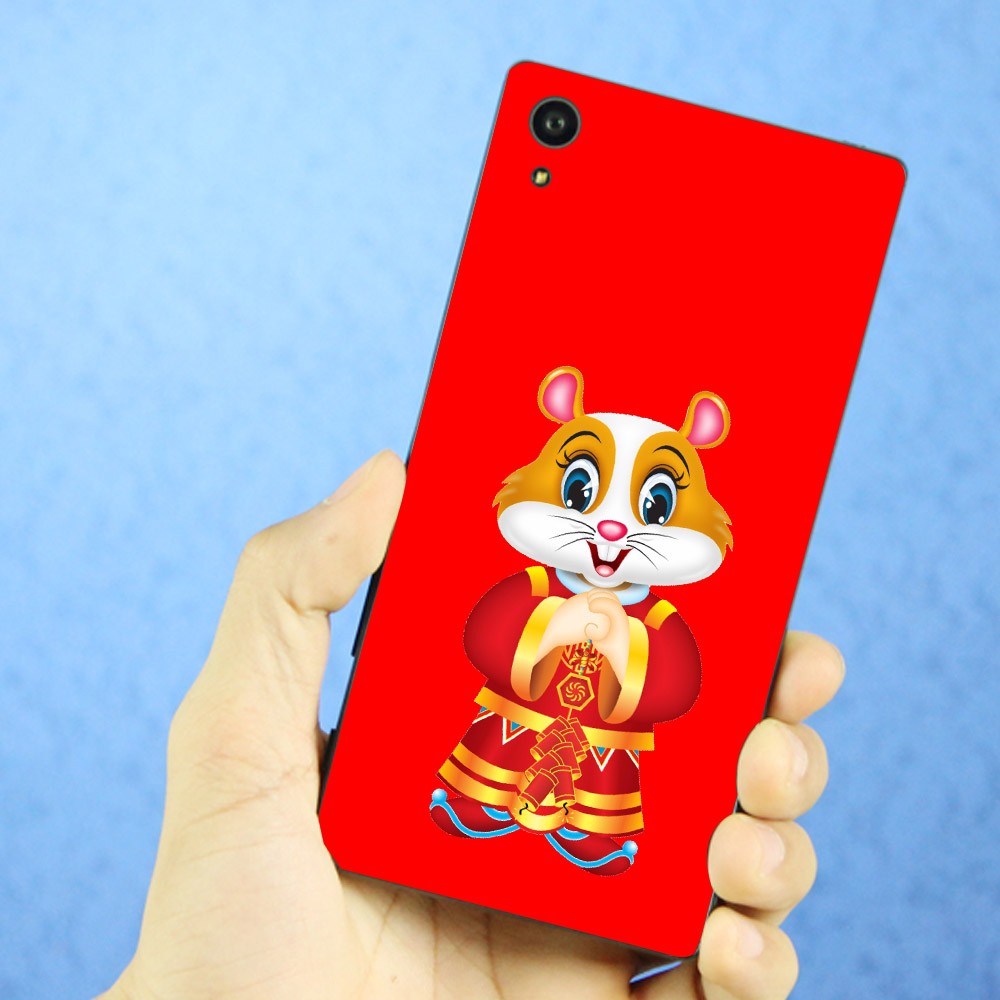 Ốp điện thoại Sony Xperia XA Ultra - chú chuột chúc tết 04 MS CCT004