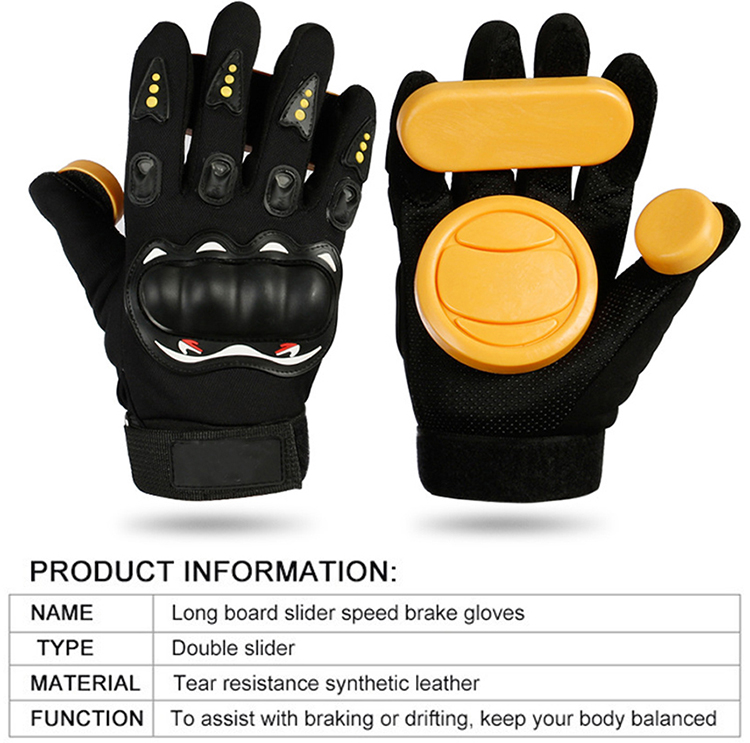 Skateboard Brake Gloves Longboard Skateboard Gloves Foam Gloves Longboard