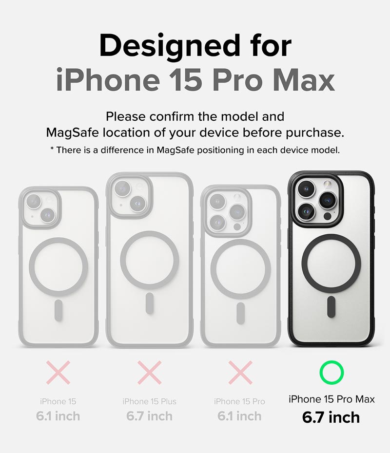 Ốp lưng dành cho iPhone 15 Pro Max/15 Pro/15 Plus/15 RINGKE Fusion Bold Magnetic - Hàng Chính Hãng