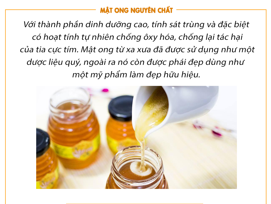 Combo Mật Ong Hoa Cà Phê + Phấn Hoa Mật Ong - Nguyên Chất Vũ Gia (100g/ml/hũ)