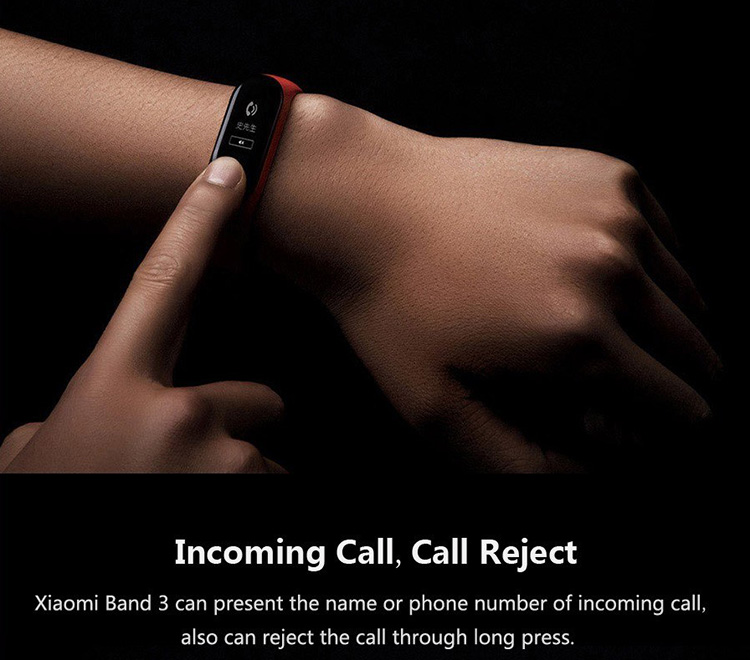 Xiaomi Mi Band 3 Smart Sports Bracelet Tracker Heart Rate Sleep Monitor Call Reject Intelligent Remind Fitness Pedometer