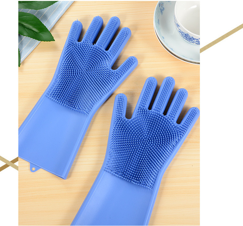 Găng tay silicon chùi rửa đa năng sạch hiệu quả và tối ưu vết bẩn -  hàng cao cấp (giao màu ngẫu nhiên)