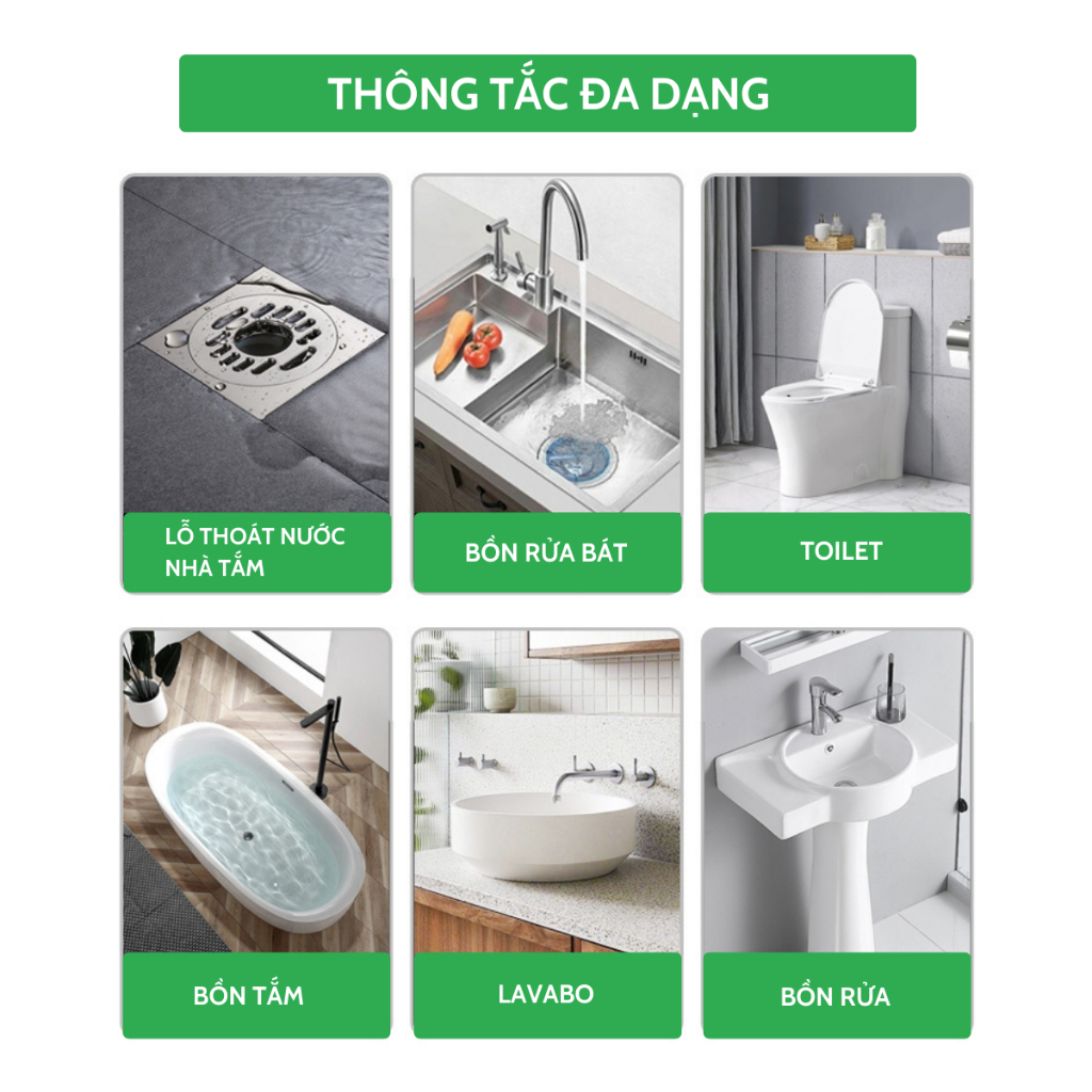 Combo 3 lọ bột thông cống AMB, bột thông bồn cầu, bồn rửa bát, tắc cống siêu mạnh, hiệu quả an toàn