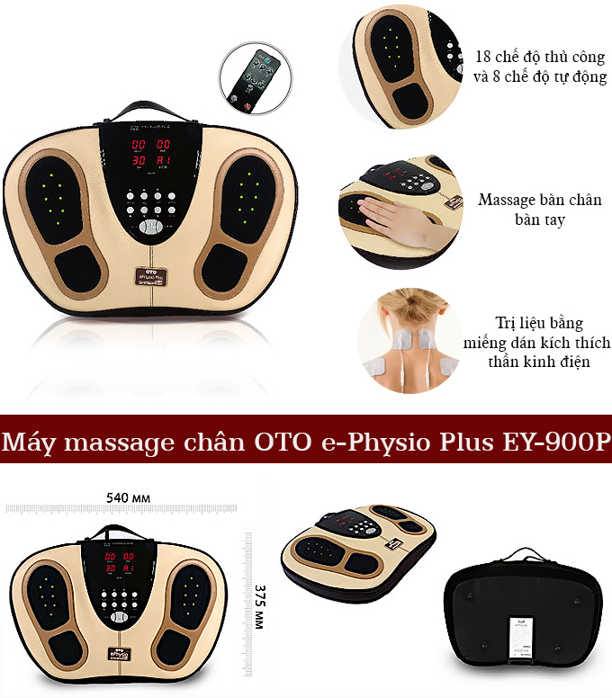 máy massage chân trị liệu e-physio plus oto ey-900p (hàn quốc) 4