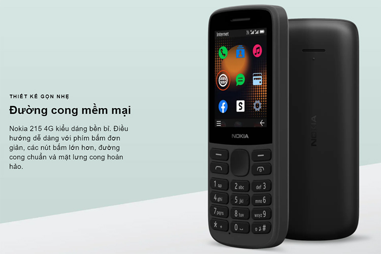 Điện Thoại Nokia 215 4G - Hàng Chính Hãng