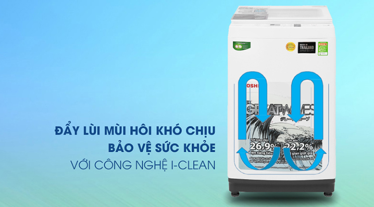 Máy Giặt Cửa Trên Toshiba AW-K900DV-WW (8kg) - Hàng Chính Hãng - Chỉ Giao tại HCM