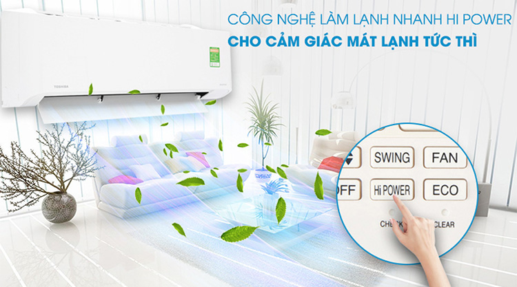 Máy Lạnh Toshiba Inverter 1.5 HP RAS-H13C1KCVG-V