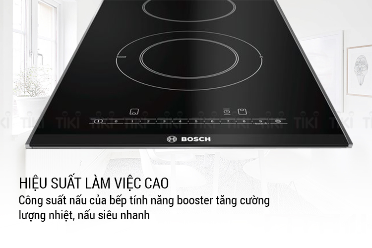 Bếp Âm Hồng Ngoại Đôi Domino Bosch PKF375FP1E (52.7cm) - Hàng Chính Hãng