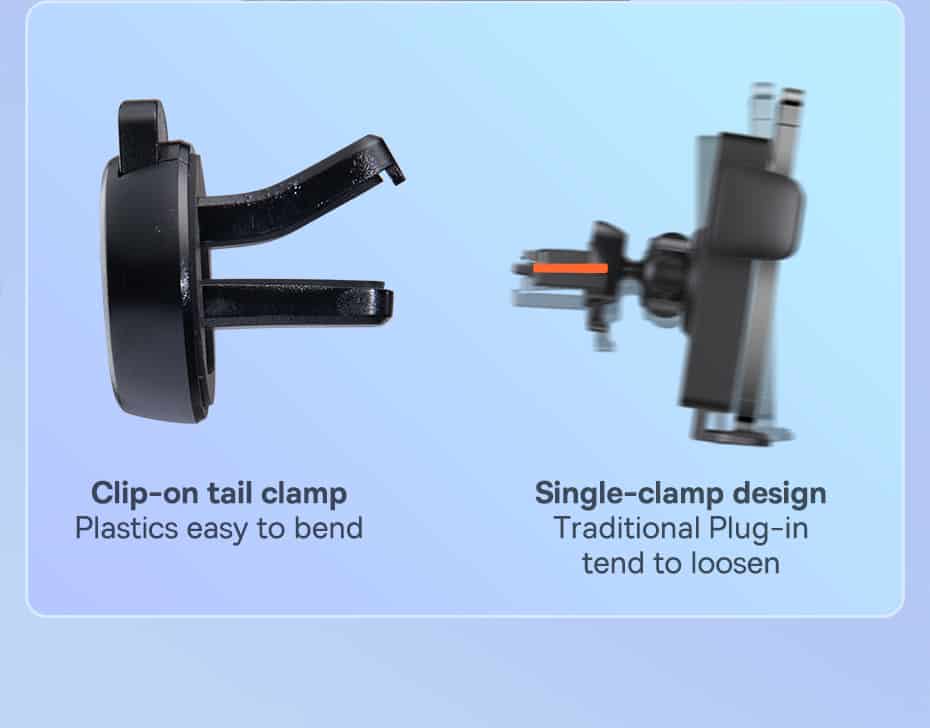 Kẹp Điện Thoại Giá Đỡ Điện Thoại Trên Ô Tô Xe Hơi Gắn Cửa Gió Baseus Metal Age II Sang Trọng Hiện Đại - Hàng Chính Hãng