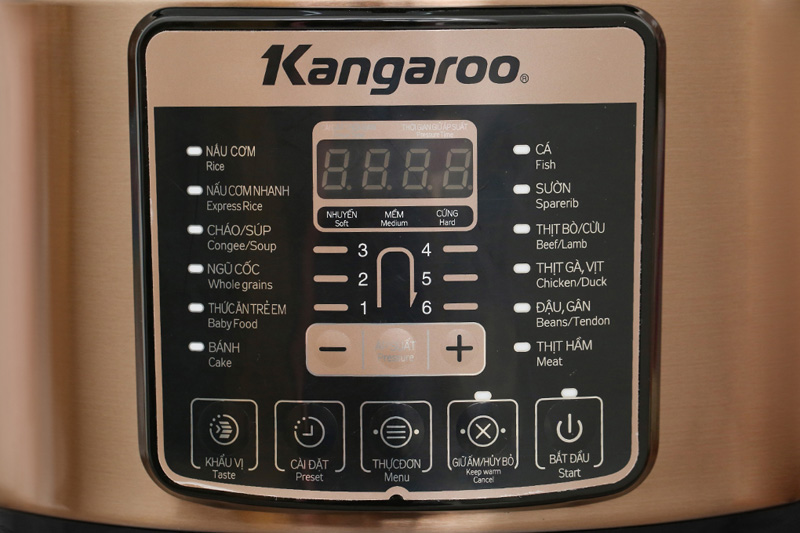 Nồi áp suất điệnTử Đa Năng 5L Kangaroo KG5P1 - Hàng chính hãng