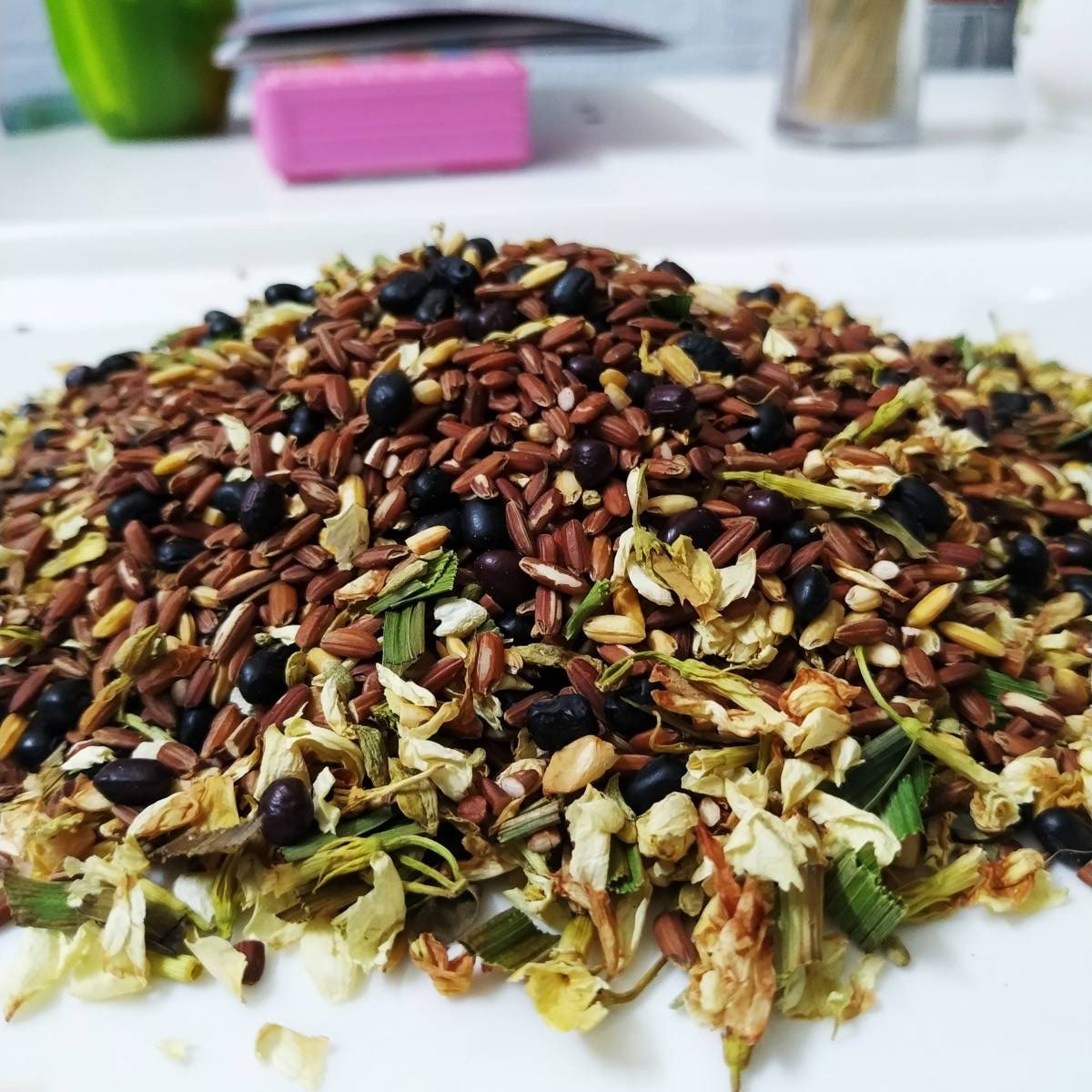 Trà gạo lứt đậu đen xanh lòng (1kg) - Hỗ trợ giảm cân ,thanh nhiệt, mát gan, lợi sữa