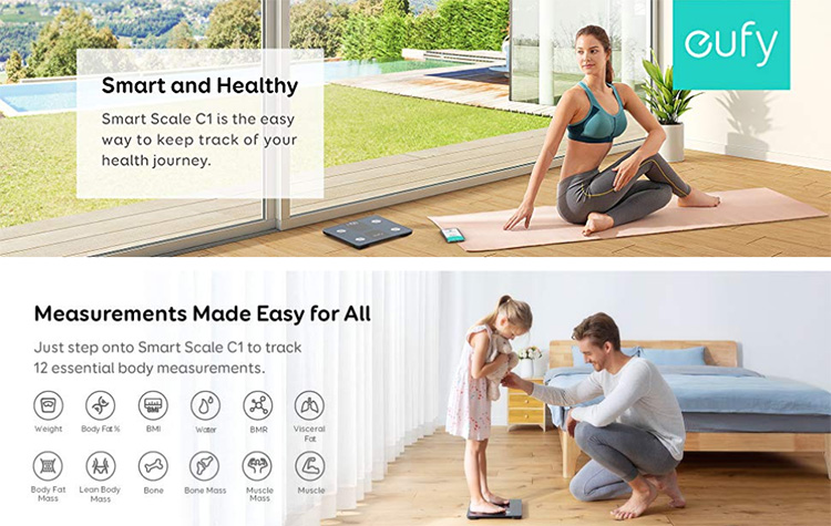 Cân điện tử Eufy Smart Scale C1 T9146